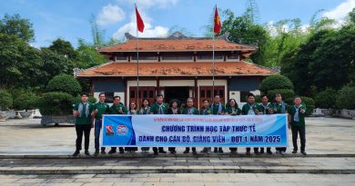 Trường Đoàn Lý Tự Trọng tổ chức chương trình học tập thực tế tại tỉnh Bình Phước