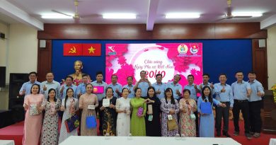 Trường Đoàn Lý Tự Trọng ấm áp lễ kỷ niệm ngày Phụ nữ Việt Nam 20/10